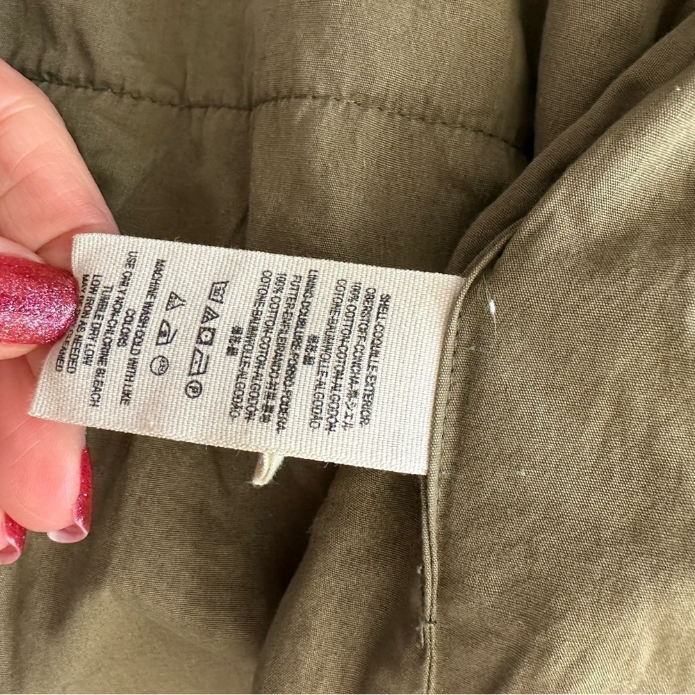 Free People In Our Nature Green Belted Utility Jacket - Picture 8 of 10